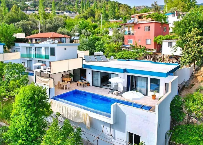 İslamlar 2 Bedroom Secluded With Private Pool Hot Tub Kalkan