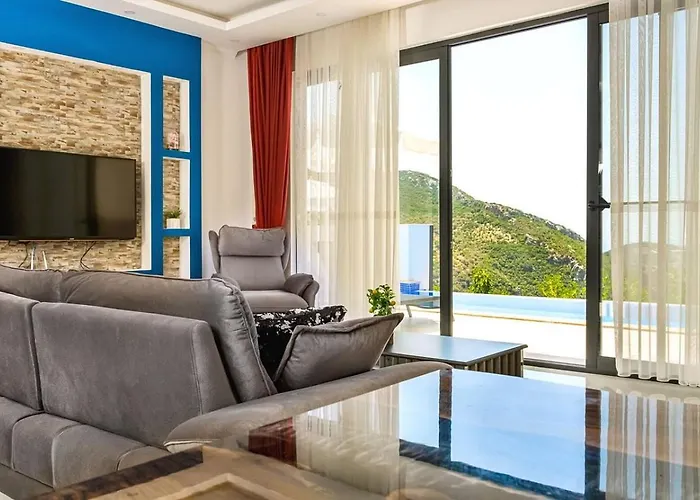 İslamlar 2 Bedroom Secluded With Private Pool Hot Tub * Kalkan