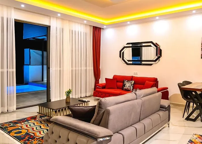 İslamlar 2 Bedroom Secluded With Private Pool Hot Tub Villa Kalkan